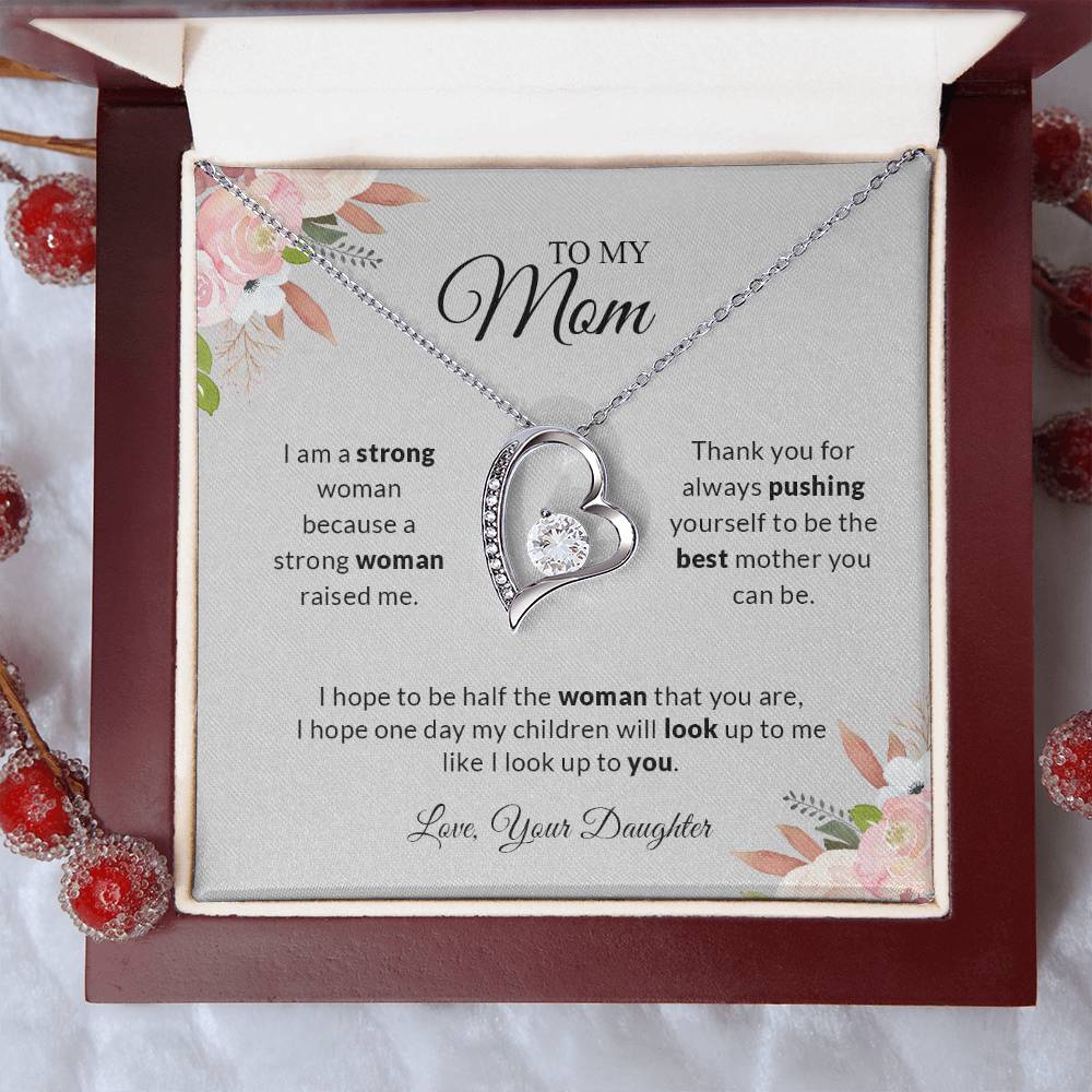 To My Mom | Thank You - Forever Love Necklace