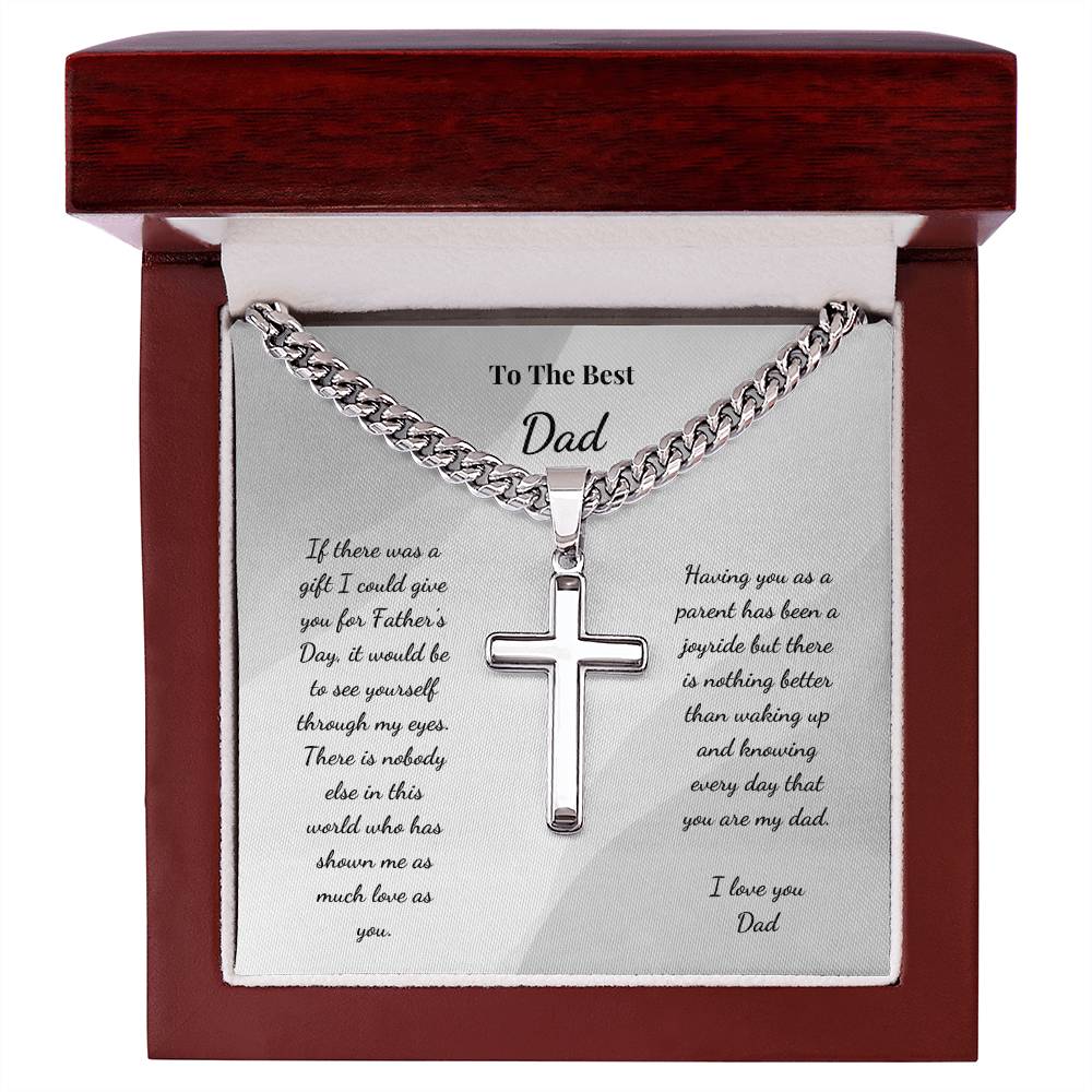 Father's Day Cross necklace