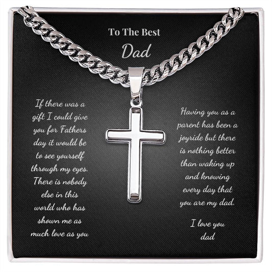 Father's Day Cross Necklace