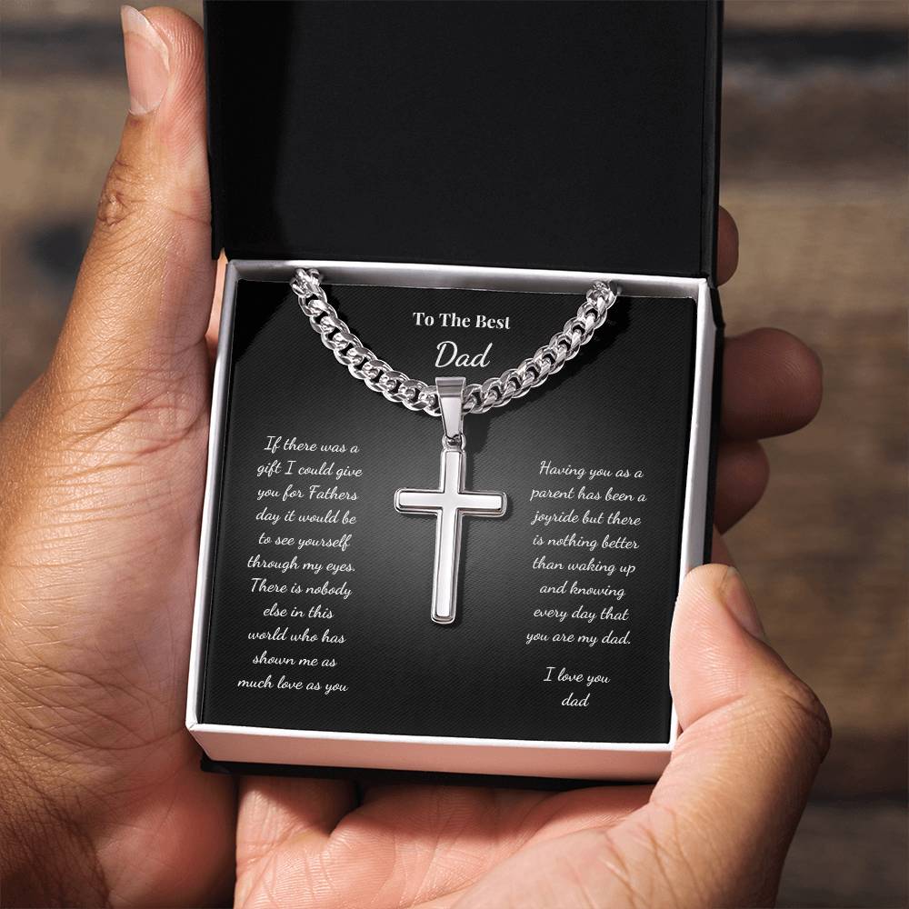 Father's Day Cross Necklace