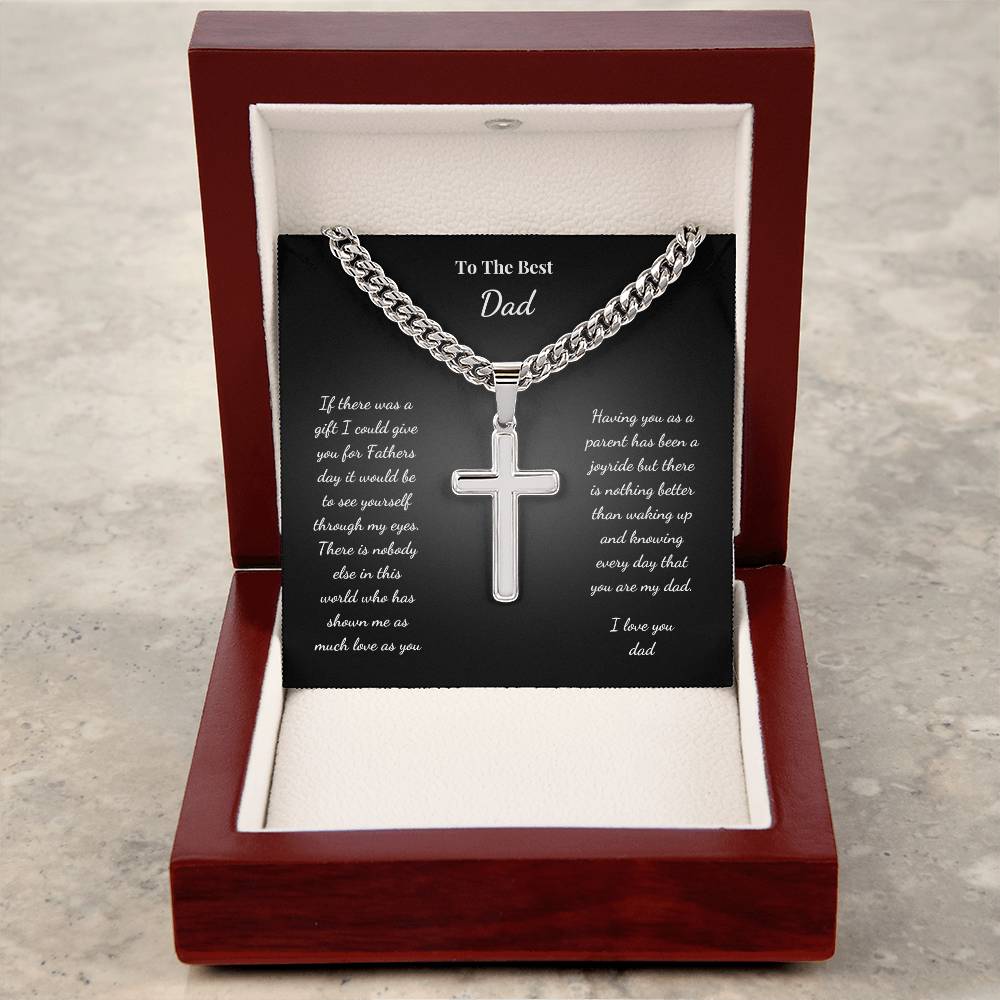 Father's Day Cross Necklace