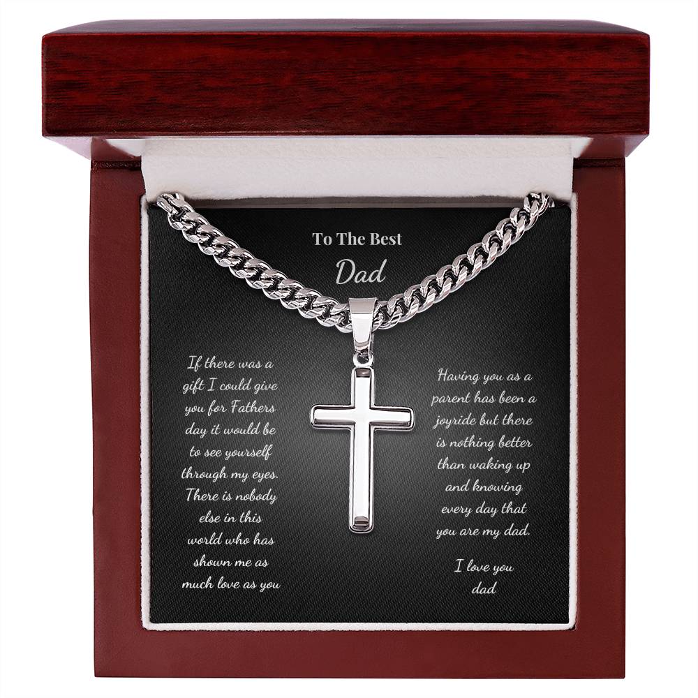 Father's Day Cross Necklace