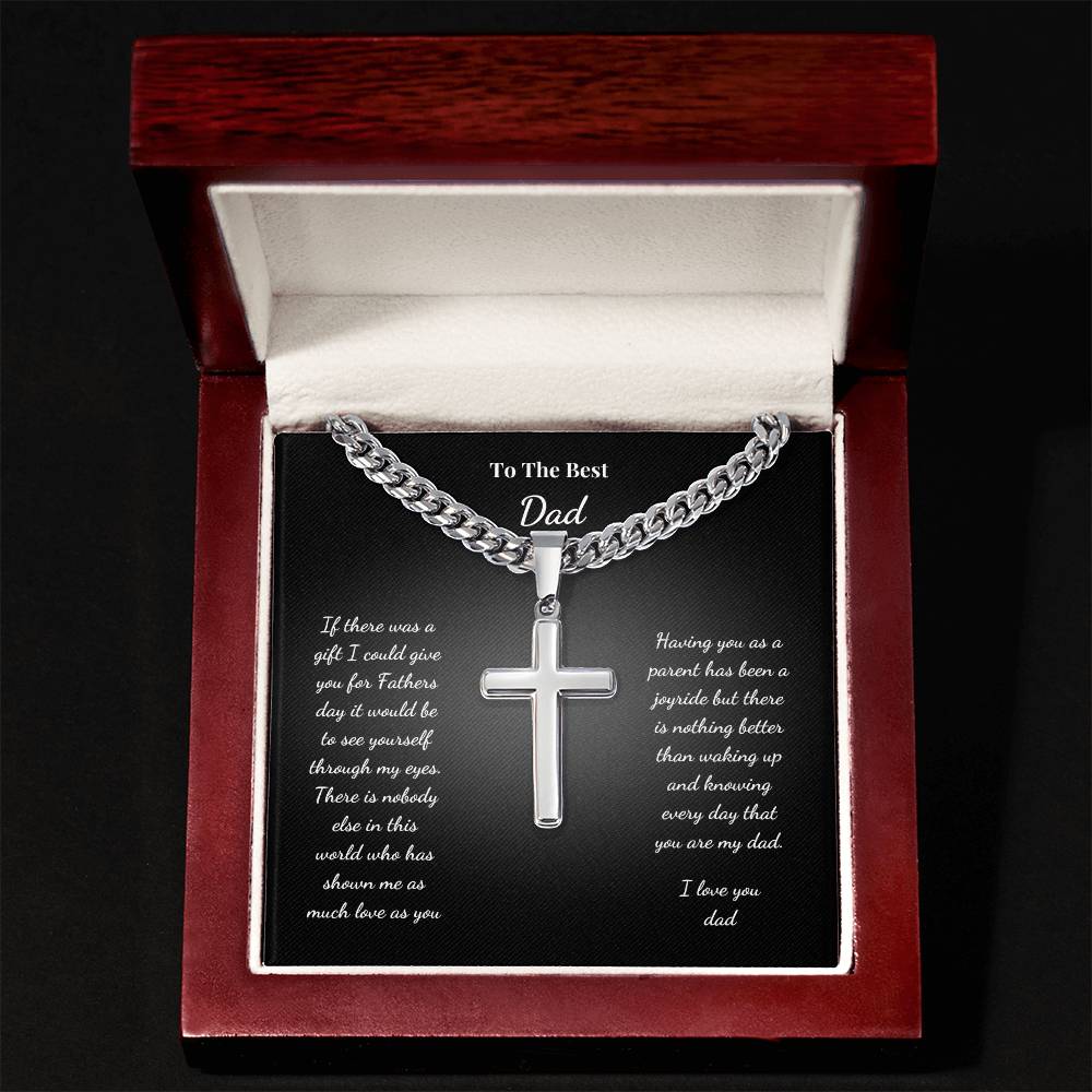 Father's Day Cross Necklace