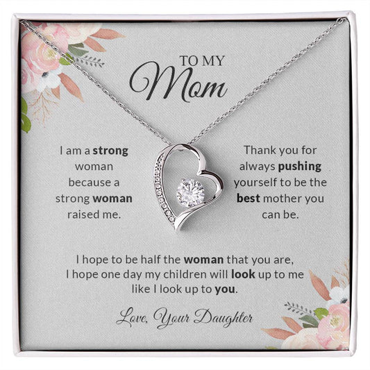 To My Mom | Thank You - Forever Love Necklace