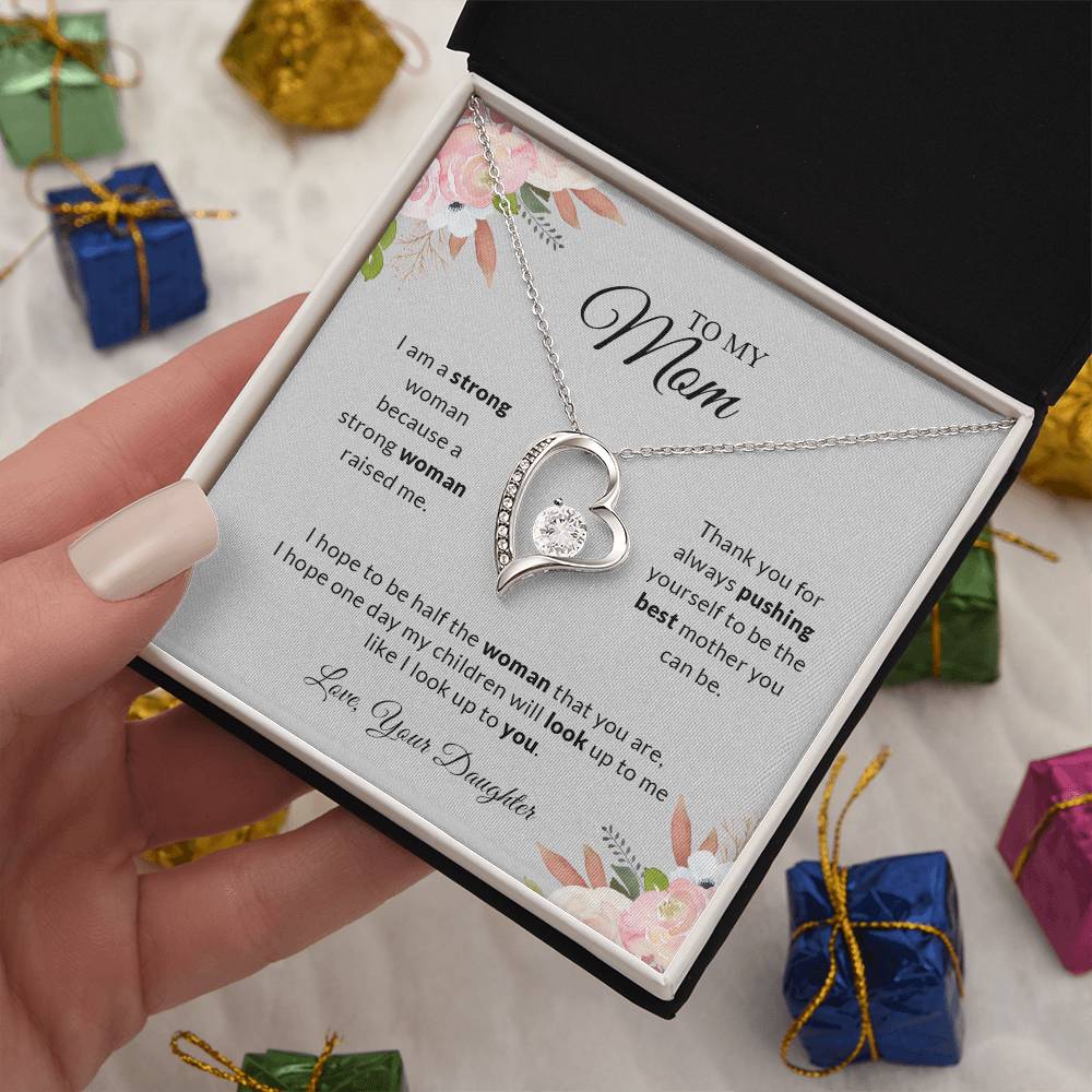 To My Mom | Thank You - Forever Love Necklace