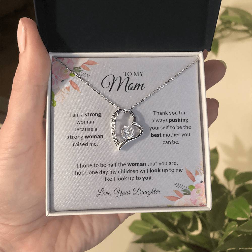 To My Mom | Thank You - Forever Love Necklace