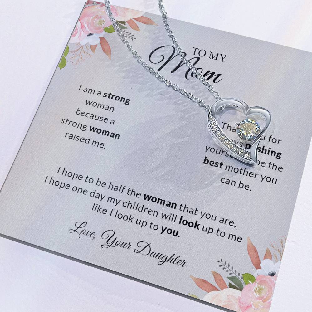 To My Mom | Thank You - Forever Love Necklace