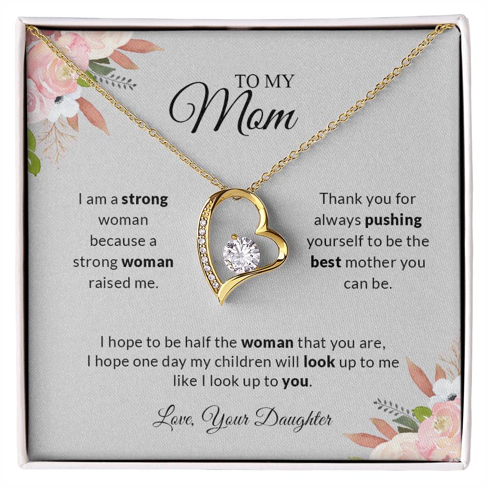 To My Mom | Thank You - Forever Love Necklace