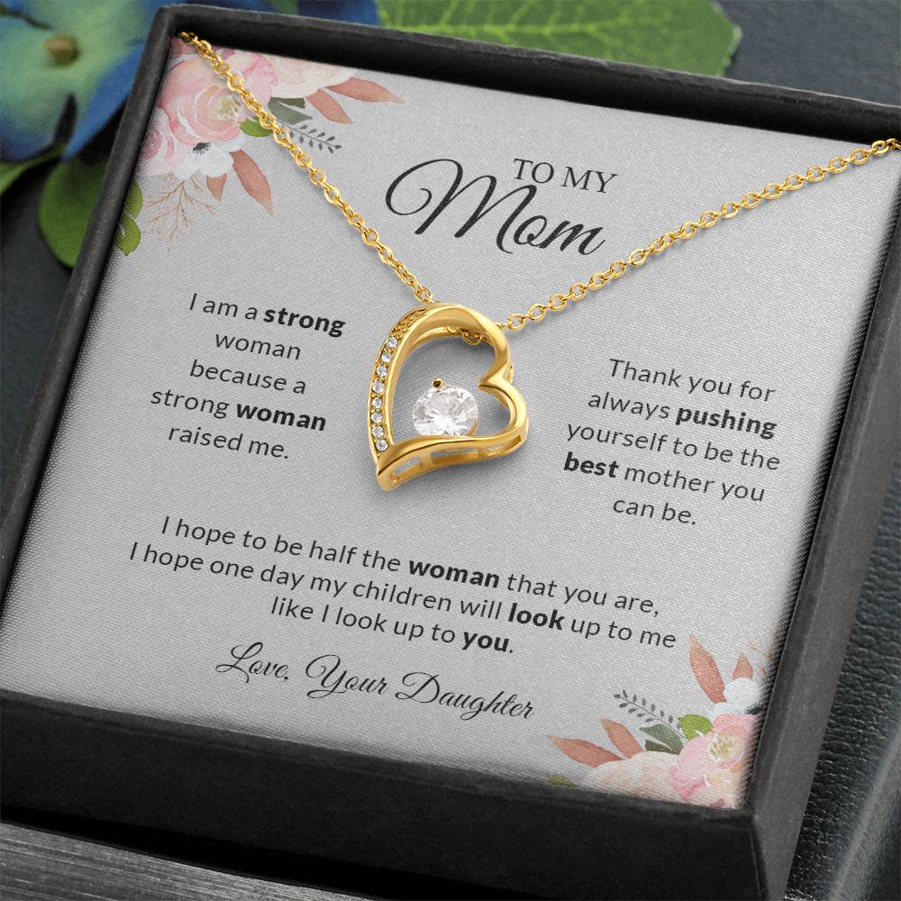 To My Mom | Thank You - Forever Love Necklace